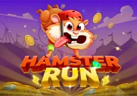 Hamster Run hamster with helmet and coins